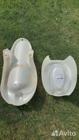 Шезлонг для купания детский + горшок