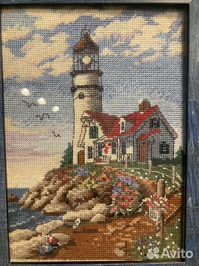 Вышитая картина, ручная работа