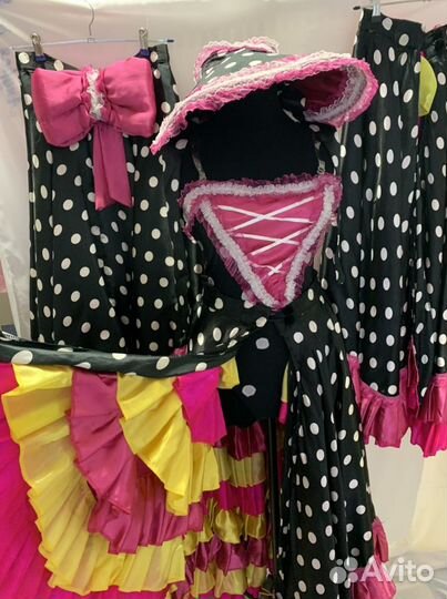 Кан-кан танцевальный костюм