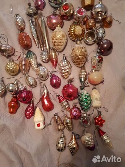 Елочные игрушки СССР