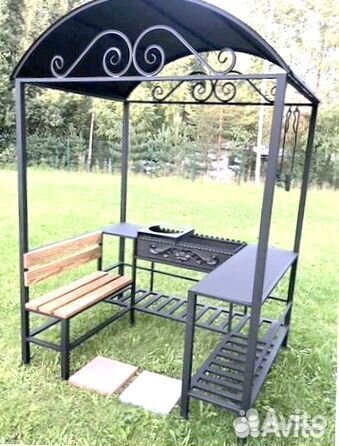 Мангал С крышей