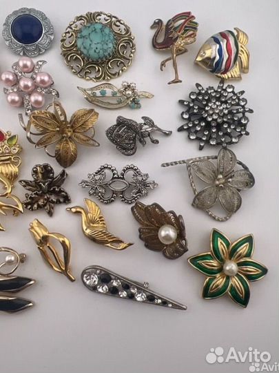 Брошь винтаж СССР Чехия Германия