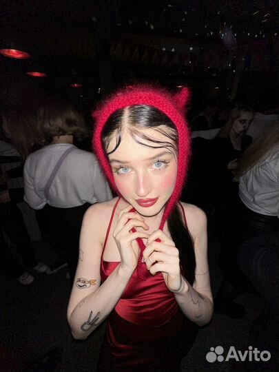 Чепчик с рожками