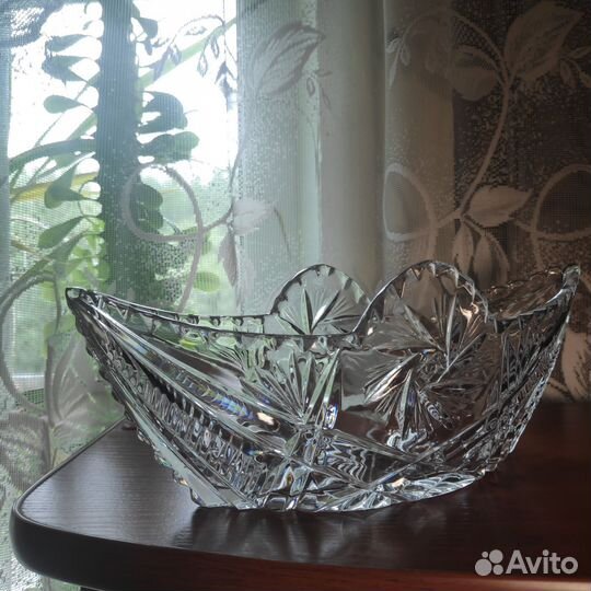 Салатник хрусталь СССР