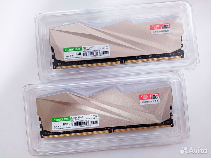 Оперативная память DDR4 16GB (2x8Gb) 3600мгц RGB
