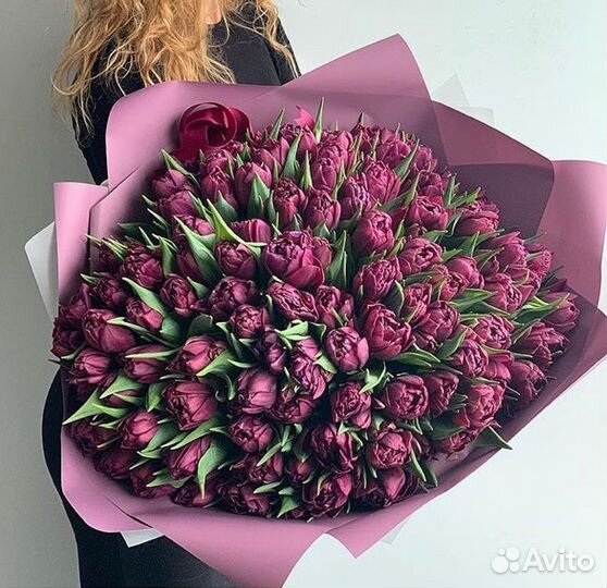 Тюльпаны цветы с беспл. Доставкой