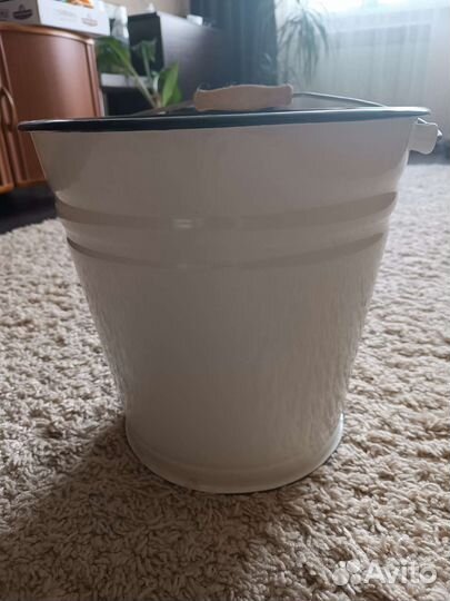 Ведро эмалированное СССР новое