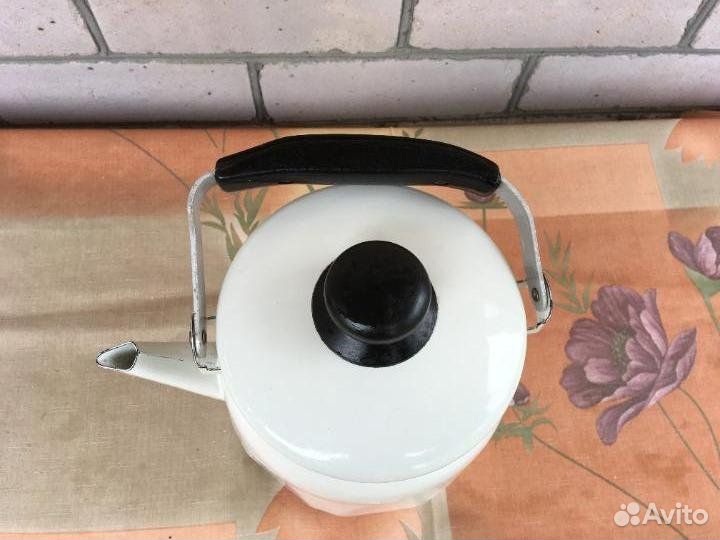 Новый чайник СССР, эмаль, 3,5 литра