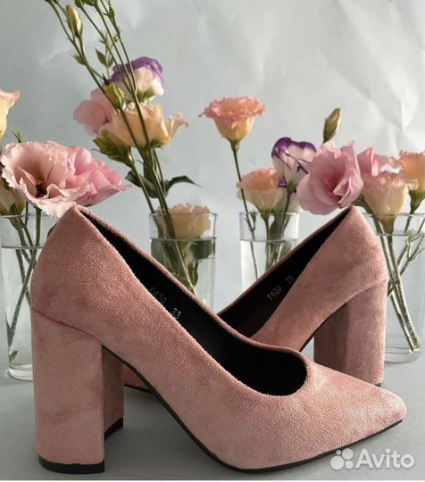 Туфли женские персиковые 34,35,36,37