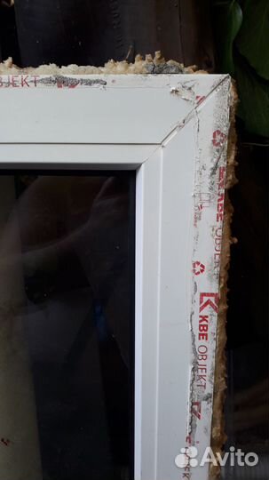 Окно пластиковое бу глухое