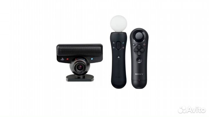 PS3 PS Move + Navigation Controller + Камера Eye