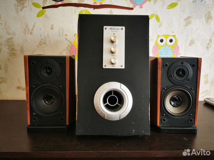 Акустические колонки 2.1