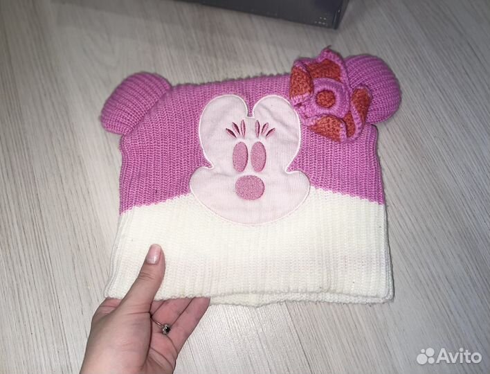 Шапка розовая