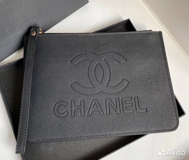 Chanel косметичка клатч