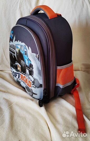 Рюкзак-ранец Grizzly каркасный для мальчика