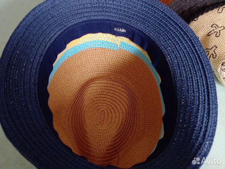 Соломенная шляпа детская