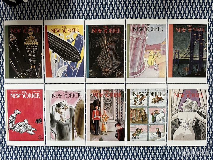 Открытки: обложки журнала The New Yorker