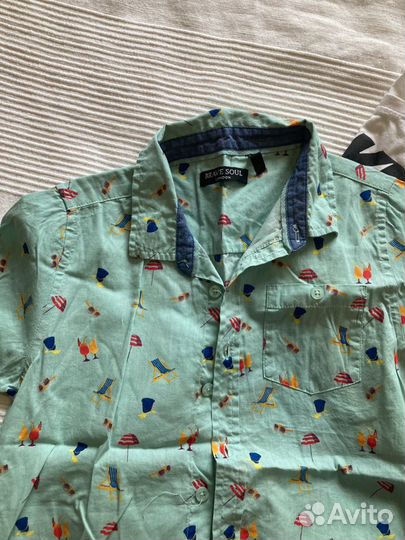Рубашки, шорты и футболки для мальчика р.140-146