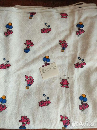 Ткань фланель СССР байка