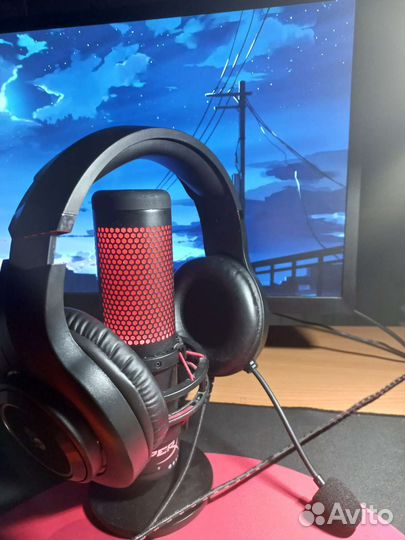 Игровые наушники с микрофоном