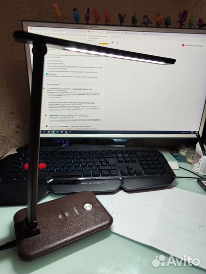 Лампа настольная led, rombica