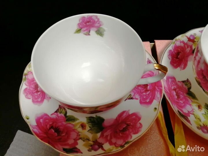 Набор чайной пары новый. Объем 0,25 мл