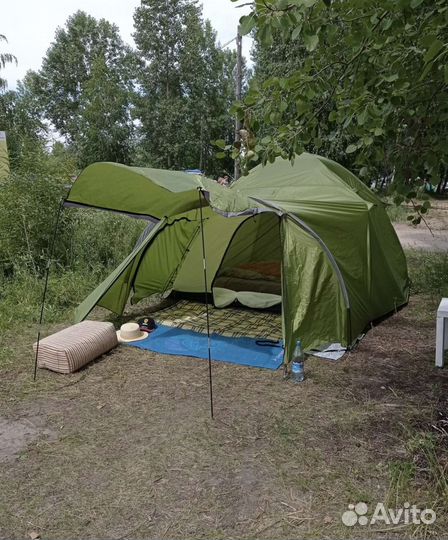 Палатка туристическая 4 местная с тамбуром