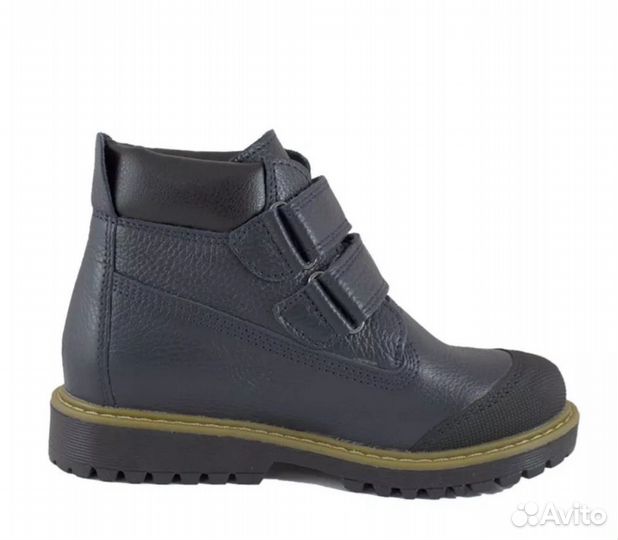 Ботинки кожанные демисезонные на мальчика