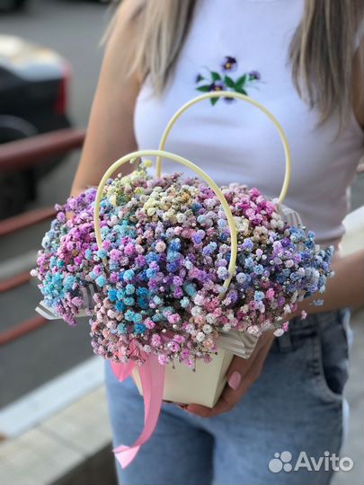 Букеты из гипсофилы