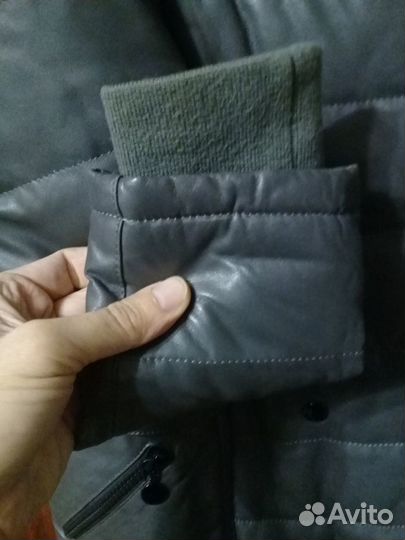 Куртка кожаная женская 48 размер