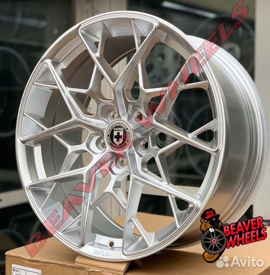 Диски R19 5x108 HRE FF10 High Silver
