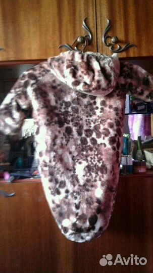 Конверт меховой для новорожденных. Торг