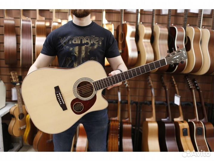 Cort MR710F-NS Электро-акустическая гитара, с выре