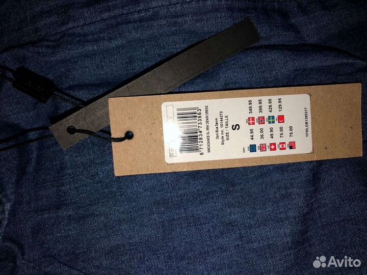 Джинсовое платье новое