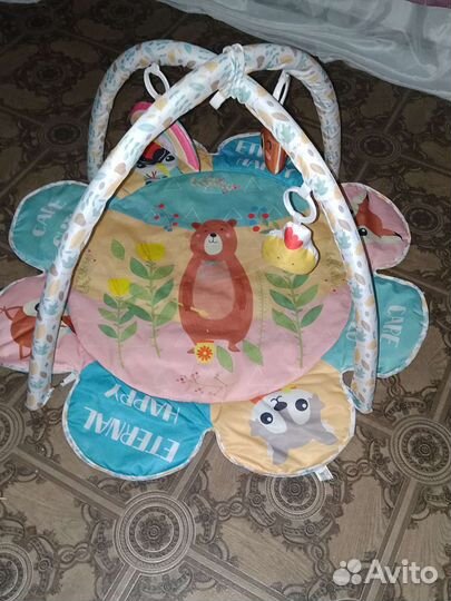 Детский коврик развивающийся ромашка