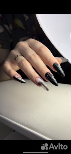 Маникюр наращивание педикюр фото работ мои