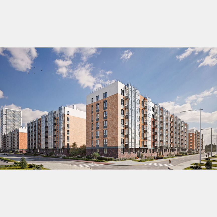 2-к. квартира, 54,4 м², 5/7 эт.