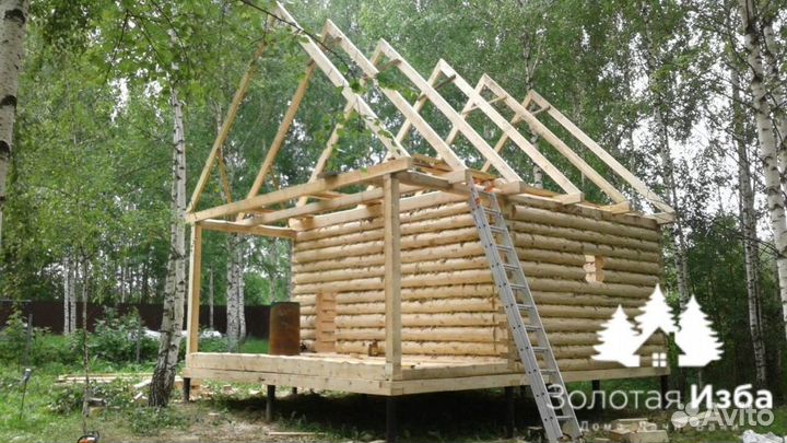 Срубы бань, дома с доставкой, монтажом и отделкой