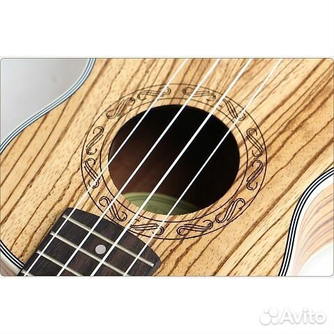 Укулеле тенор Alina UK-Zebra26 EQ, чехол в комплек