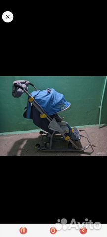 Санки коляска nika