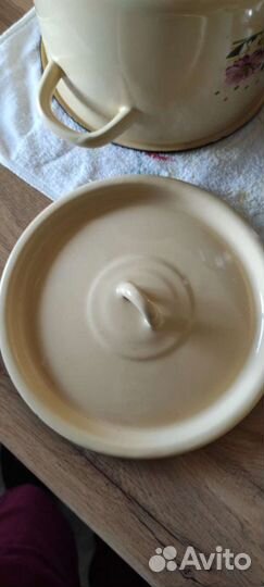 Кастрюля эмалированная 4.5л