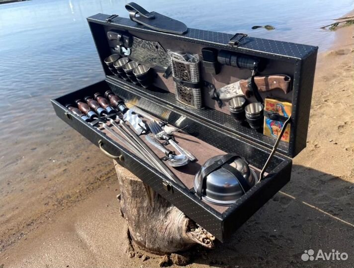Шашлычный набор в кейсах/ чехлах