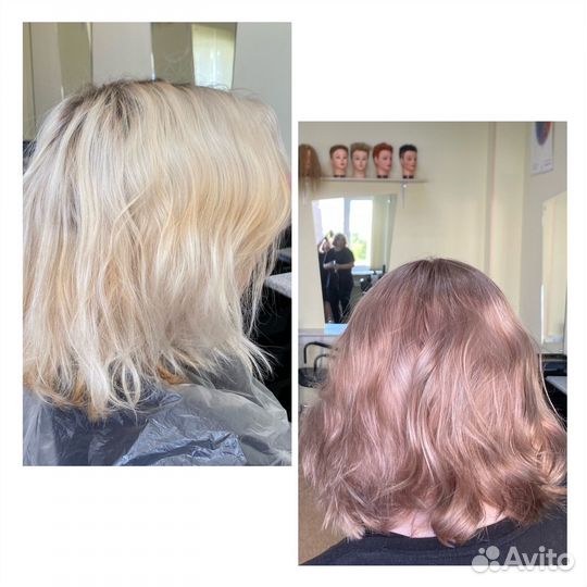 Парикмахерские услуги,модель стрижка/окрашивание