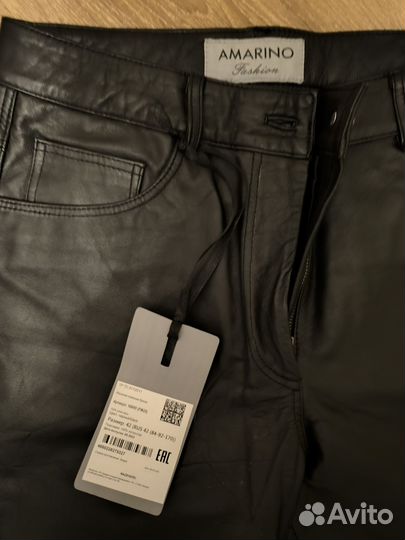 Брюки новые натуральная кожа 42-44 (Индия)