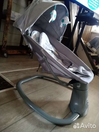 Детские электронные качели шезлонг