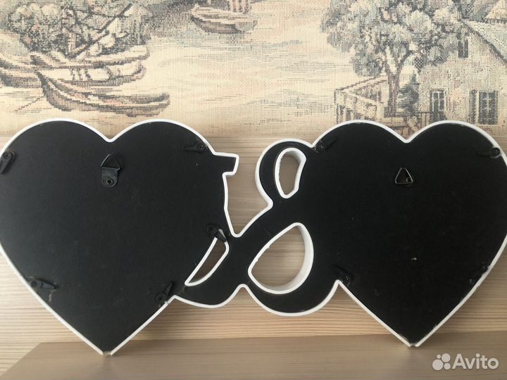 Фоторамка в форме сердца