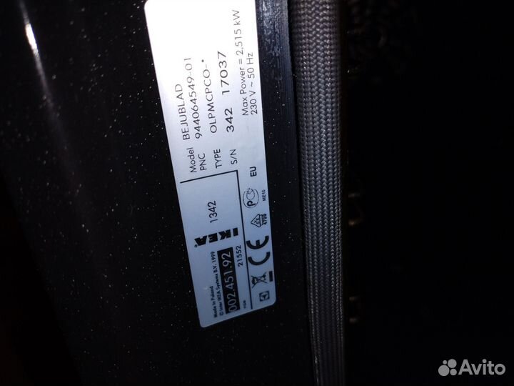 Духовой шкаф Икеа, варочная поверхность AEG