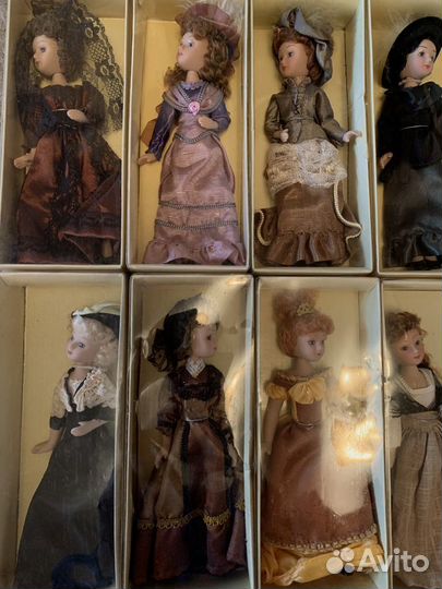 Кукла фарфоровая коллекционная Дамы эпохи
