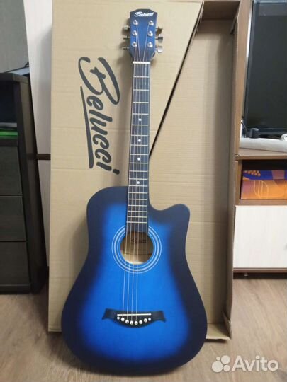 Гитара акустика новая в упаковке