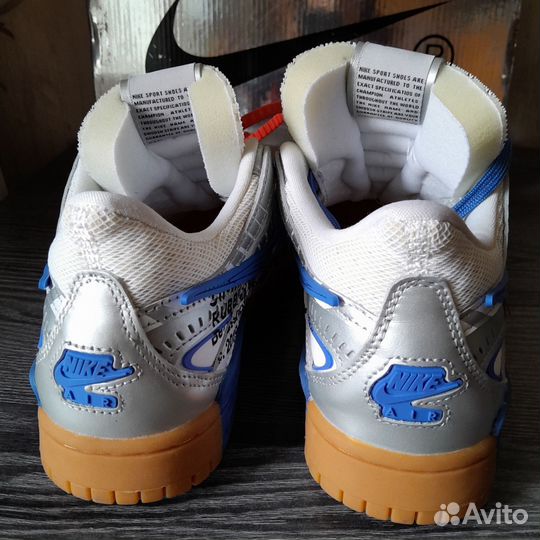 Кроссовки Nike air rubber dunk off white